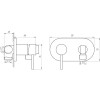 Змішувач гігієнічний Globus Lux  GLN-2-106MIX