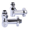 !Набір Кран вентильний кутовий з американкою SOLOMON LUX 1/2″ CHROM 7777_TEN (1уп.)