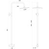 Душова колона Globus Lux ALPEN SB-BAR-0101