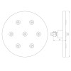 Душова лійка Globus Lux SD08A