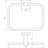Тримач рушників Globus Lux SQ 9407 SUS304