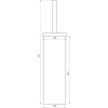 Йоржик Підлоговий Globus Lux SQ 9429B SUS304