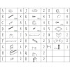 Душова кабіна квадратна NER L90TB.Mosaic (L90B.Mosaic) BRAVO (2уп.)