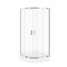 Душова кабіна напівкругла ARTECO  90x90x190 прозоре скло