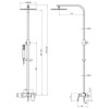 Душова система TOPAZ LEXI TL 21702-H57-00