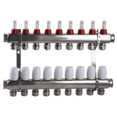 Колектор ISOLTUBEX SPAIN INOX AISI-304 нержавіюча сталь CO-9  (1″х9)