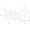 Насос вiдцентровий CM 1C  2,2 кВт SAER (8 м3/год, 59 м) однофазний