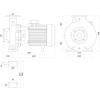 Насос моноблочний IR 40-200B 5,5 кВт SAER (48.8 м3/год, 40 м)