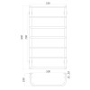 Рушникосушарка UNIO LS W 900-500-7 Драбинка Скоба вода