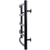 Рушникосушарка UNIO LD W 500-500-5 BLK Драбинка Дуга вода чорна