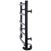 Рушникосушарка UNIO LD ER 500-500-5 BLK Драбинка Дуга електро чорна