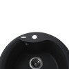 Гранітна мийка Globus Lux ORTA графіт 485мм-А0001