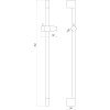 Душова стійка TOPAZ SARDINIA TS-08107-BB