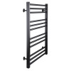 Рушникосушарка UNIO MS W 800-500-12 BLK Модена вода чорна