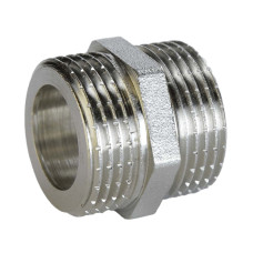 Ніпель нікельований 3/4″ЗР х 3/4″ЗР штампований А0502А(нк) VA