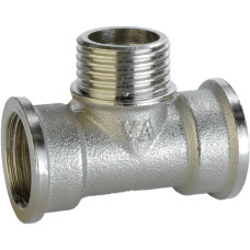 Трійник нікельований 1/2″ВР х 1/2″ЗР х 1/2″ВР штампований А0211А(нк) VA