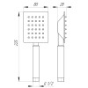 Душова лійка Globus Lux SUS-001Q-BB