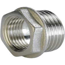 Футорка нікельована 1/2″ЗР х 3/8″ВР штампована А0752А(нк) VA