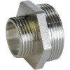 Ніпель редукційний нікельований 1 1/4″ЗР х 3/4″ЗР штампований А0593А(нк) VA