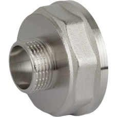 Перехідник редукційний нікельований 1 1/2″ВР х 3/4″ЗР штампований А0604А(нк) VA