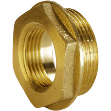 Футорка латунна 2″ЗР х 1 1/4″ВР штампована А0756А VA