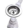Сифон Waterstal А - 4007  під сталеву кухону  мийку   11/2 40 з переливом, з гнучкою трубою