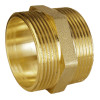Ніпель латунний 1 1/2″ЗР х 1 1/2″ЗР штампований А0535А VA