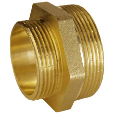 Ніпель редукційний латунний 2″ЗР х 1 1/2″ЗР штампований А0545А VA