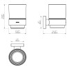 Набір аксесуарів для ванної SONIA LINE KIT ( 5 предметів)  183180