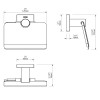 Набір аксесуарів для ванної SONIA LINE KIT ( 5 предметів)  183180