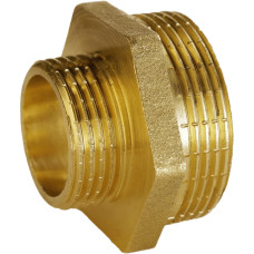 Ніпель редукційний латунний 2″ЗР х  1 1/4″ЗР штампований А0544А VA