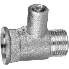 Трійник для датчика температури нікельований 1/2″ВР х М10 х 1/2″ЗР штампований посилений А0202А(нк) VA