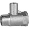 Трійник для датчика температури нікельований 1/2″ВР х М10 х 1/2″ЗР штампований посилений А0202А(нк) VA