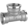 Трійник редукційний нікельований    1/2″ВР х 3/4″ВР х 1/2″ВР штампований А0217А(нк) VA