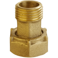 Штуцер для побутової техніки латунний 1/2″ВР х 3/8″ЗР без резинової прокладки Б2705КА VA