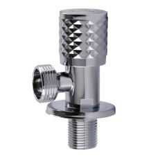 Кран кутовий кераміка  PROFESSIONAL EXCLUSIVE 1/2″X3/4″ 898 CHROME (1шт.)