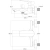 Змішувач для ванної Globus Lux BONN GLB-0102N