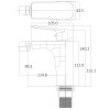 Змішувач для біде Globus Lux BONN GLB-0106