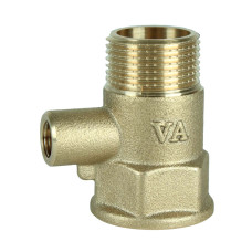 Трійник для датчика температури латунний 3/4″ВР х М10 х 3/4″ЗР штампований посилений А0203А VA