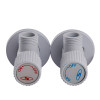 !!Набір кранів кутових кераміка SOLOMON EXCLUSIVE 1/2″X1/2″ 9889 WW  (White/White) (комплект2шт.)