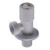 Кран кутовий кераміка SOLOMON EXCLUSIVE 1/2″X3/4″ 989 WW (White/White) ( 1шт.)