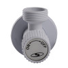 Кран кутовий кераміка SOLOMON EXCLUSIVE 1/2″X3/4″ 989 WW (White/White) ( 1шт.)