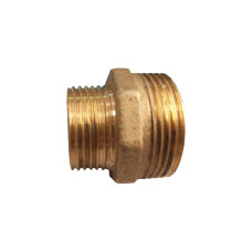 Ніпель редукційний латунний 1 1/4″ЗРх1″ЗР ливарний 594Б