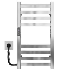 Рушникосушарка електрична Magnus П8 300х600 Deffi нержавіюча сталь (Хром, JD04, Ліве підключення)