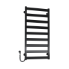 Рушникосушарка електрична Harmony П9 500х1000 Deffi фарбована сталь (Чорний, JD04, Ліве підключення)