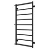 Рушникосушарка водяна Ladder П9 500х1000 Deffi нержавіюча сталь (Чорний, Бокове ліве підключення)
