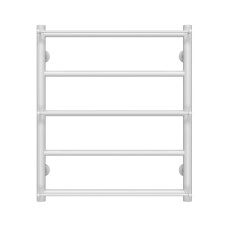 Рушникосушарка водяна Ladder П5 500х600 Deffi нержавіюча сталь (Білий, Бокове праве підключення)