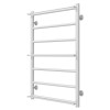 Рушникосушарка водяна Ladder П7 500х800 Deffi нержавіюча сталь (Білий, Бокове праве підключення)