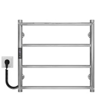 Рушникосушарка електрична Ladder П4 400х500 Deffi нержавіюча сталь (Хром, JD03, Ліве підключення)