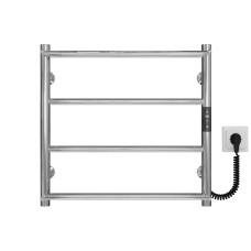 Рушникосушарка електрична Ladder П4 400х500 Deffi нержавіюча сталь (Хром, JD03, Праве підключення)